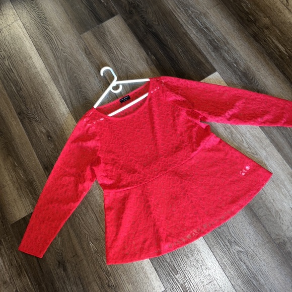 🌼FOR BUNDLE ONLY🌼Lane Bryant Lace Peplum Blouse - Picture 4 of 11